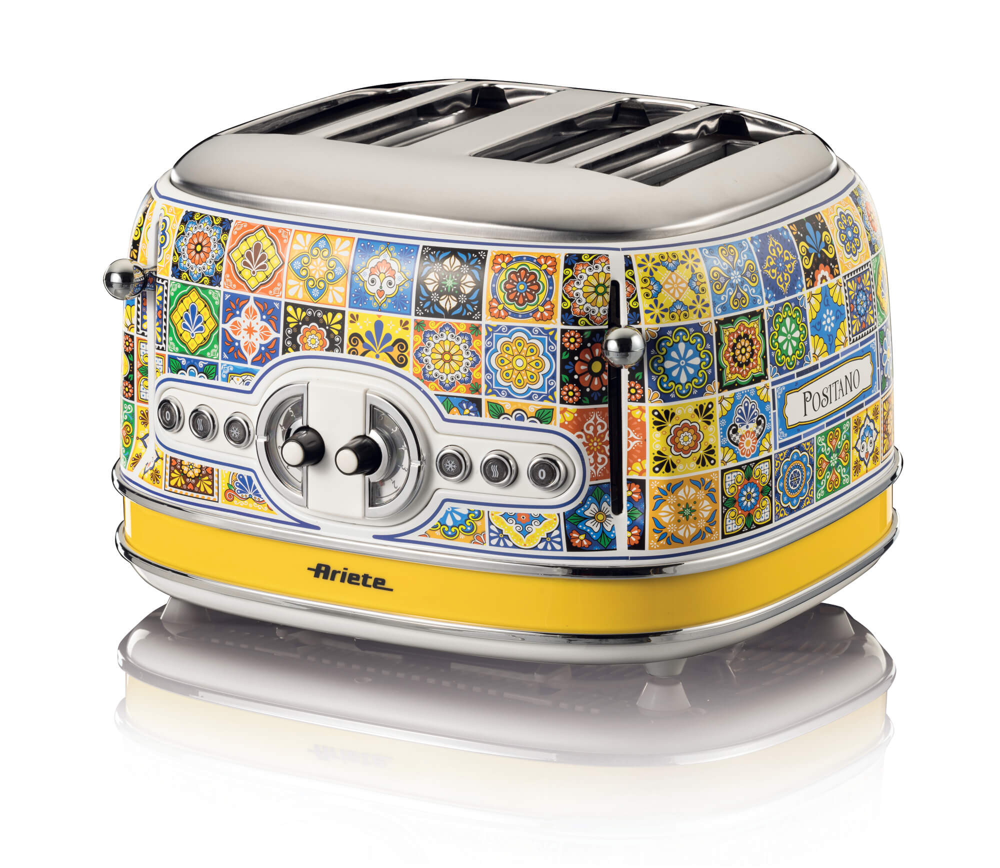 Tostapane Ariete Positano 156 - 1630W 4 Fette Multicolore - Foto 2