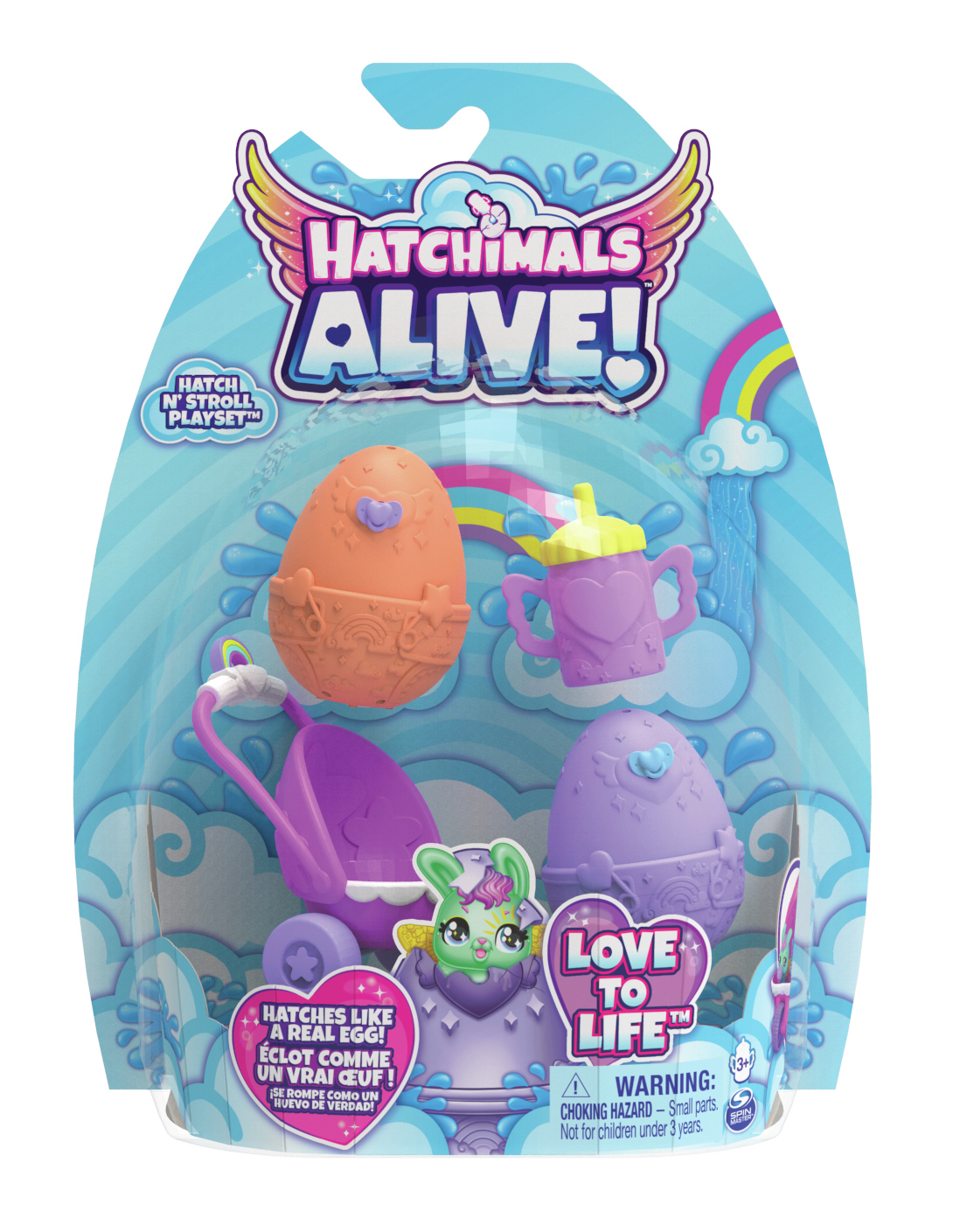 Hatchimals Alive, confezione con due uova che si schiudono con l