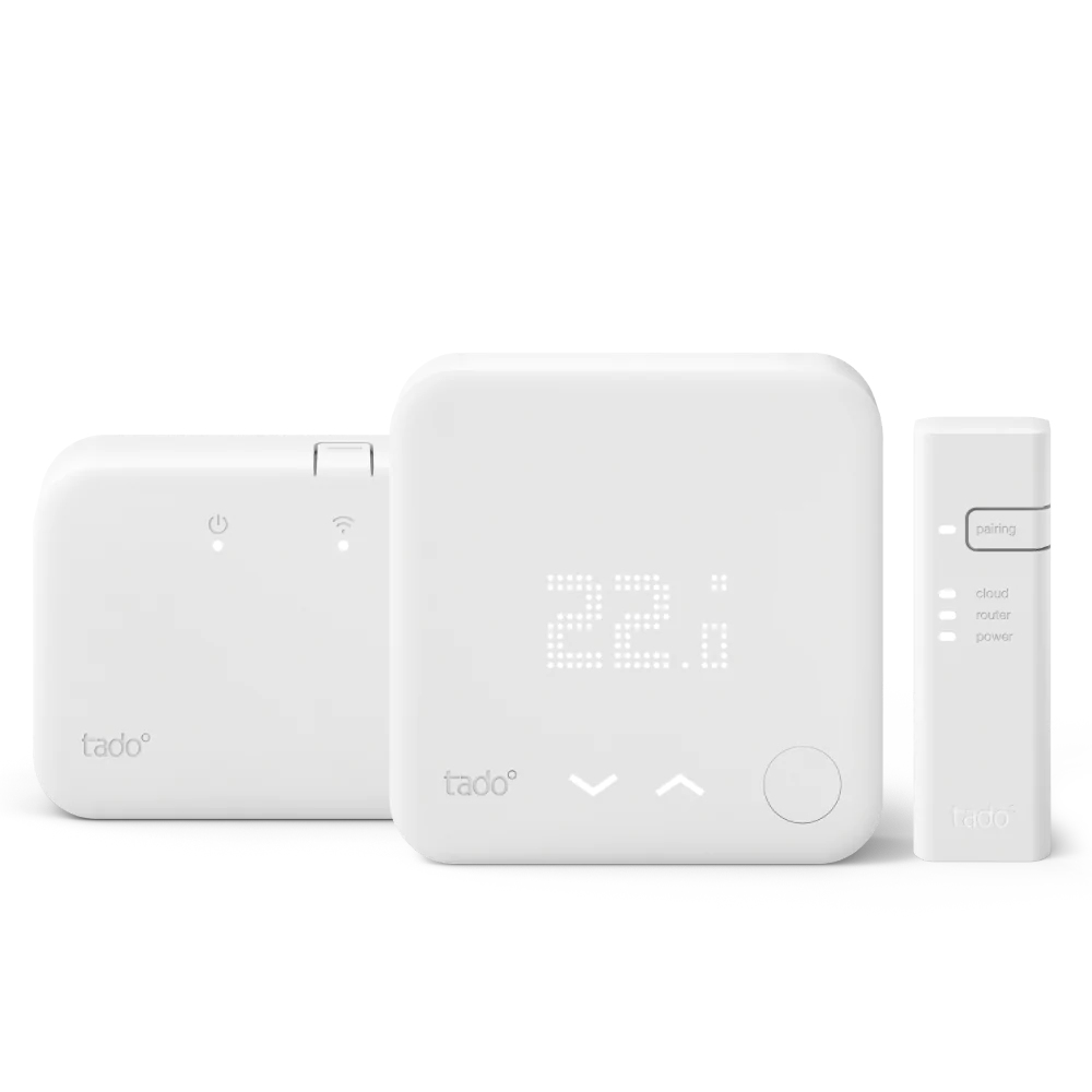 tado° Kit V3+ wireless termostato Bianco