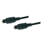 GBC 14255000 cavo ottico nero per audio digitale tipo toslink da 1,5mt
