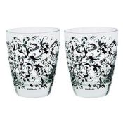 Excelsa Set bicchieri antracite in vetro 2 pezzi - 42538