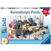 Ravensburger Puzzle piccole palle di pelo 2 Puzzle da 12 Pezzi - 56361RAVE