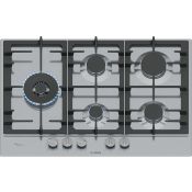 Bosch Serie 6 PCS7A5I90 , Piano cottura a gas, 75 cm, Acciaio inox