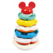 Clementoni Disney Baby Stacking Rings giocattolo per lo sviluppo delle abilità motorie
