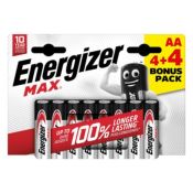 ENERGIZER - MAX AA BP8 4 4 FREE - Multicolore