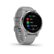 GARMIN - VIVOACTIVE 4S POWDER - Gray/Silver