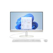 HP All-in-One 24-cr0071nl AMD Ryzen™ 5 7520U 60,5 cm (23.8") 1920 x 1080 Pixel PC All-in-one 8 GB LPDDR5-SDRAM 512 GB SSD Windows 11 Home Wi-Fi 6 (802.11ax) Bianco