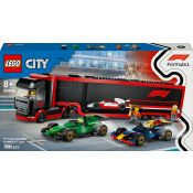LEGO Autotrasportatore F1® con monoposto RB20 e AMR24 F1®