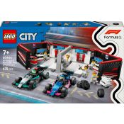 LEGO Garage con monoposto Mercedes-AMG e Alpine F1®