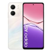 OPPO A5x Smartphone, Foto AI 32MP, Frontale 5MP, Display 6.67” 90HZ LCD HD+, 6000mAh, RAM 4(Esp1GB/2GB/4GB)+ROM 128GB (esp1TB), IP65, [Versione Italia], Laser White