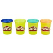 Play-Doh E4867ES0 composto per ceramica e modellazione Pasta modellabile 448 g Multicolore 4 pz