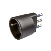 Poly Pool PP0432.1 adattatore per presa di corrente Tipo L (IT) Tipo C (Europlug) Nero