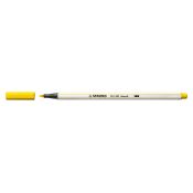 STABILO Pen 68 brush marcatore Medio Giallo 1 pz