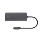 TRUST - Adattatore multiporta USB-C 6-in-1 DALYX 6-IN-1 - Silver