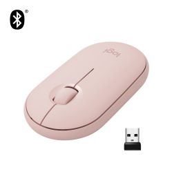 DOJOSO Mouse Bluetooth, Mouse wireless per Tablet/Laptop/Mac/iPhone/Notebook,  Mini Mouse Portatile Ricaricabile USB Mini Mouse Ottico Sottile Silenzioso  per Windows/Linux/Android/Macbook : : Informatica