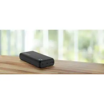 Power Bank 20000mAh Con Display A Specchio E Ricarica Veloce - Portatile Con Mini Display LED