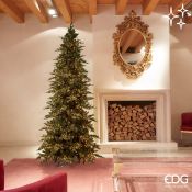 EDG Enzo De Gasperi &ndash; Albero di Natale Pino Luxury New H240 cm con 4000 LED, Verde