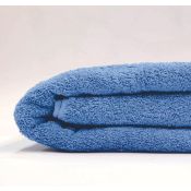 Zambaiti Telo doccia in spugna cotone 100x150cm blu elettrico - 400000075