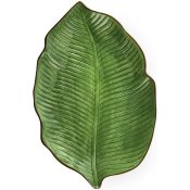 Excelsa piatto vassoio Foliage ceramica foglia verde - 63853