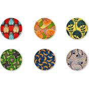 Excelsa set 6 piattini da dessert Afrika 15 cm porcellana 65868