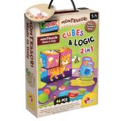 Lisciani 96879 Montessori legno cubes and logic