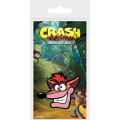DB LINE GAF3095 portachiavi in gomma del famoso crash bandicoot