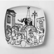 Ceramiche De Simone Piatto fondo Catania - PQF21CT