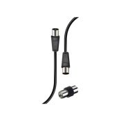 Ridem RDMCL133 cavo antenna maschio/femmina per tv 3mt nero