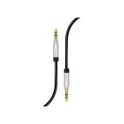 Ridem RDMCL21-5 cavo audio doppia spina jack stereo 3,5mm nero 1,5mt