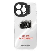 Case & Me CMEMIPCOP1667P1 custodia per cellulare 17,4 cm (6.86") Cover Nero, Trasparente