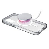 Cellularline Clear Mag - Galaxy S25 Edge Custodia rigida con bordi in gomma compatibile con ecosistema MagSafe