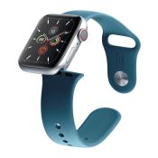 Cellularline Urban Band - Apple Watch 42/44 mm Cinturino in silicone per Apple Watch Blu