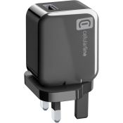 Cellularline USB POWER CHARGER 18W - Universal - UK Plug Caricabatterie da rete USB 18W con presa UK