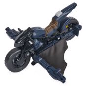 DC Comics , Veicolo Batman Adventures 2 in 1, Batcycle Trasformabile, Macchina Batman Compatibile con Tutte le Action Figure Batman, Batmobile Trasformabile, Giochi per Bambini e Bambine, 4+ Anni