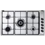 De’Longhi FLA 59 DD piano cottura Acciaio inox Da incasso 86 cm Gas 5 Fornello(i)