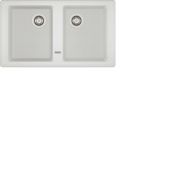FRANKE - Lavello lneare BSG 620 3 1/2"" 2 vasche - Bianco