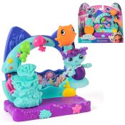 Gabby's Dollhouse : The Movie, Balcone acquario di MerCat con personaggio giocattolo e accessori per la casa delle bambole, giocattoli per bambine e bambini dai 3 anni in su