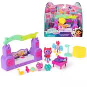 Gabby's Dollhouse : The Movie – Set gioco con DJ Catnip, 2 personaggi e Accessori, Giocattolo per Bambine e Bambini dai 3 anni in su