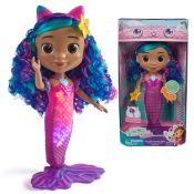 Gabby's Dollhouse: The Movie – Sirena Gabby che canta e si illumina, Bambola Sirena Impermeabile con Luci e Suoni | Giocattolo per Bambine e Bambini dai 3 anni in su