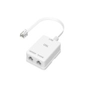 Hama Filtro ADSL spina jack 6p4c / 2 prese jack 6p4c