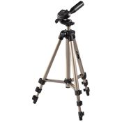 Hama Treppiede "Star 5", argento (36,5-106,5 cm), testa 3D con sgancio rapido, gambe in 4 sezioni, con borsa per trasporto