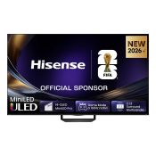 Hisense Smart TV MiniLED 165Hz 55" 4K 55U7S PRO, Schermo Anti-Riflesso, Dolby Atmos 2.1.2 By Devialet, VIDAA OS, Dolby Vision IQ, Native 165Hz Game Mode, 4 HDMI 2.1, Wifi, BT, AirPlay2, lativù 4K