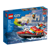 LEGO - CITY Barca di soccorso antincendio - 60373