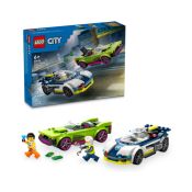 LEGO - CITY Inseguimento della macchina da corsa - 60415 - Multicolore