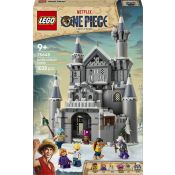 LEGO ONE PIECE 75645 Battaglia al Castello di Drum, Giocattolo con 6 Minifigure, Decorazione per Cameretta, Regalo Bambini 9+