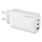 MEDIACOM - Caricatore rapido USB-C per notebook 65W MD-A150 - White