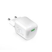 PURO PUFCMTCUSBC30WGWHI Caricabatterie per dispositivi mobili Computer portatile, Smartphone, Tablet Bianco AC Ricarica rapida Interno