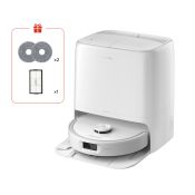 Roborock Qrevo 2 ProX Robot Aspirapolvere Lavapavimenti, Aspirazione HyperForce® 25.000 Pa, Stazione Multifunzione con Lavaggio Panni a 75°C e Asciugatura ad Aria Calda a 45°C, Sistema Anti-Groviglio DuoDivide™, Sgancio Automatico dei Panni, Spazzola Late