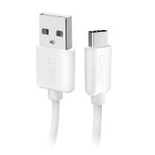 SBS - Cavo in tessuto USB a type-C TECABLETISSUEUSBCG - Grigio