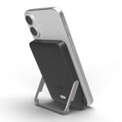 SBS TEBB5000MAGSTAND batteria portatile 5000 mAh Carica wireless Nero